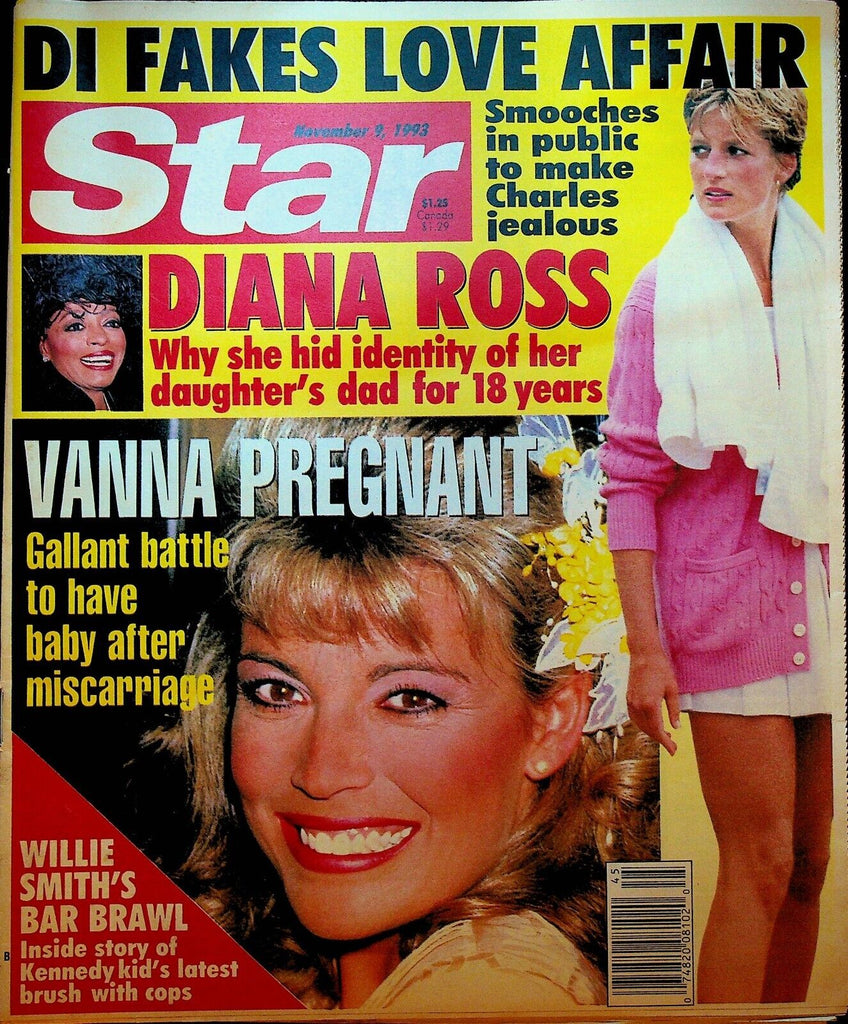 Star Magazine November 9 1993 Vanna White Diana Ross Princess Diana