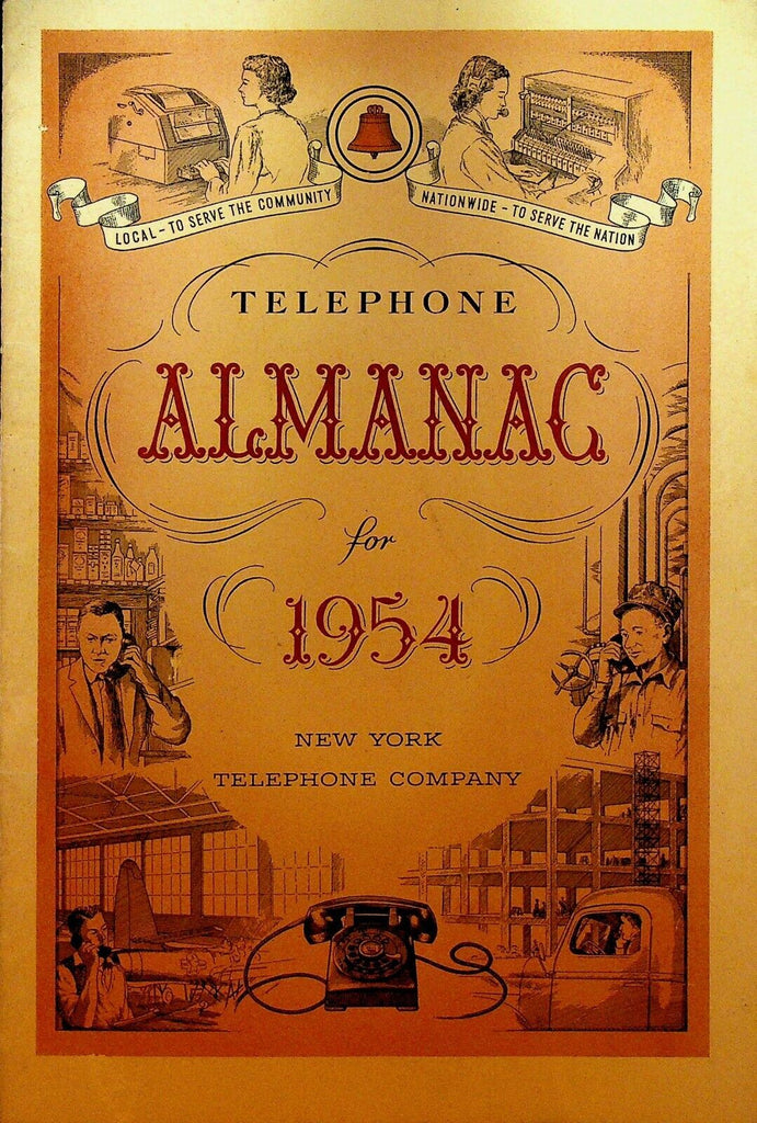 Telephone Almanac 1954 Bell Telephone System