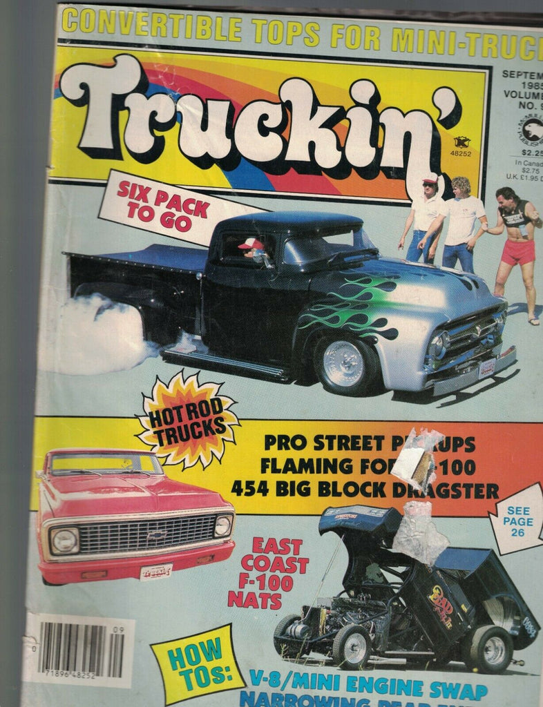 Truckin' Magazine September 1985 East Coast F-100 Nationals Big Daddy Roth