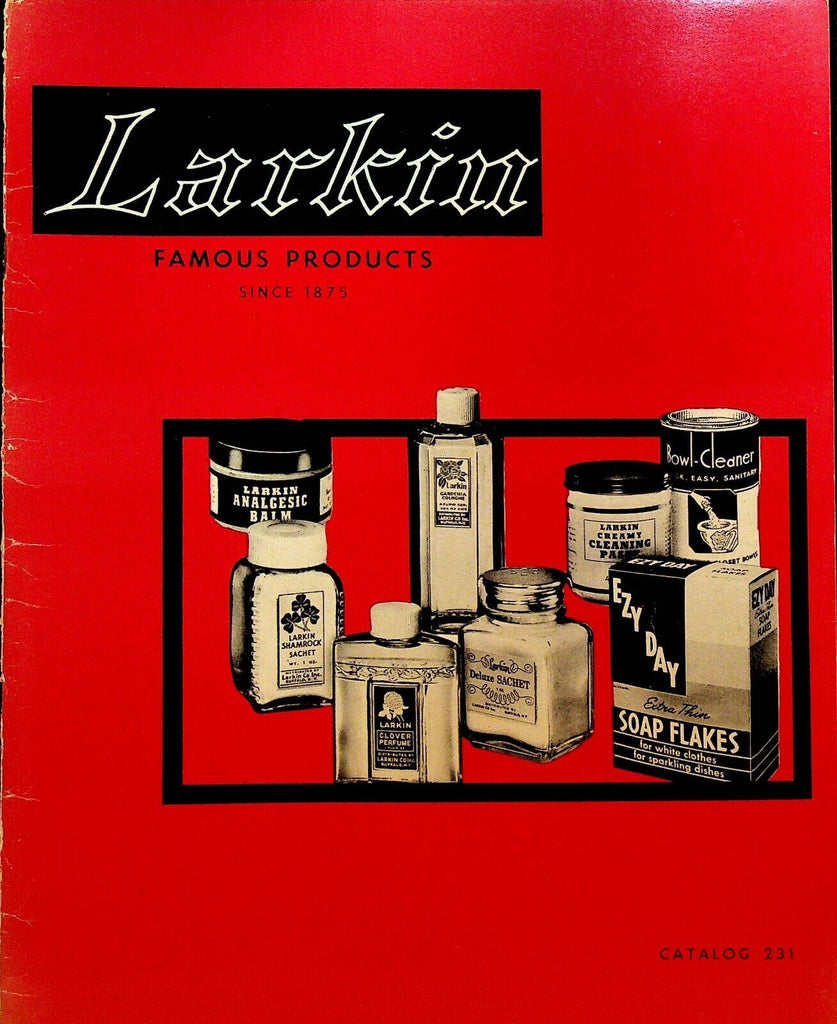 Larkin Famous Products Catalog 231 1958 Cosmetics Hair Care Cleaners