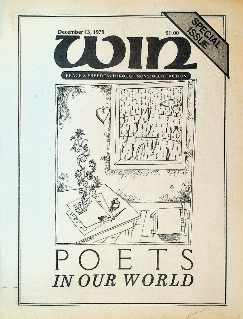 Win Magazine December 13 1979 Poetry Julie Maas Daniel Berrigan Robert Bly