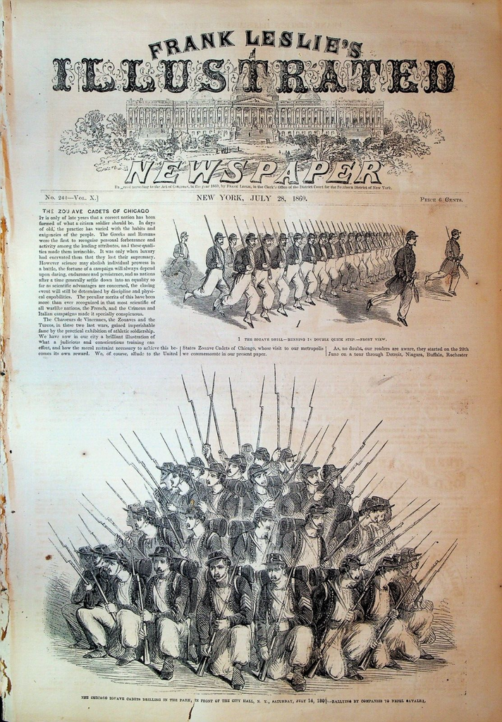 Frank Leslie's Illustrated Newspaper July 28 1860 Albert Hicks NY German Fire