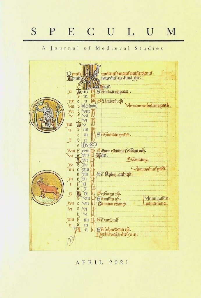 Speculum Journal of Medieval Studies April 2021 Humiliati Nuns at Viboldone