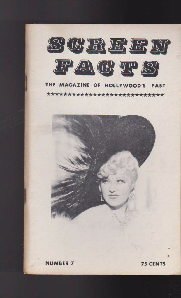 Screen Facts #7 Mae West Bela Lugosi Boris Karloff Republic Serials