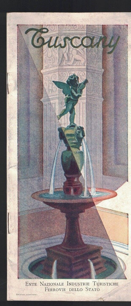 Tuscany Italy travel 1930s booklet (24 pages)