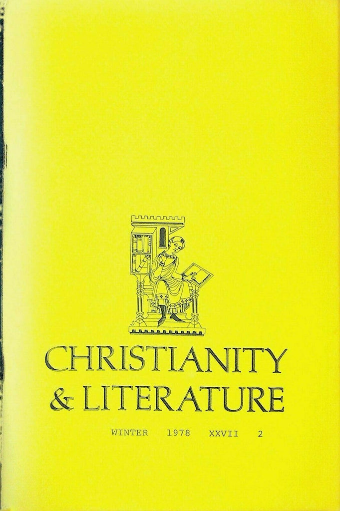 Christianity & Literature Winter 1978 Chinua Achebe CS Lewis Christine de Pisan