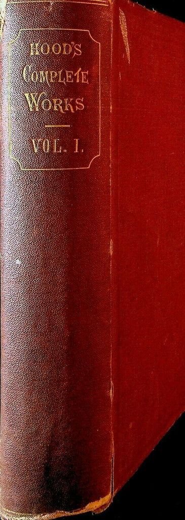 The Works of Thomas Hood Volume 1 1885 HC Book