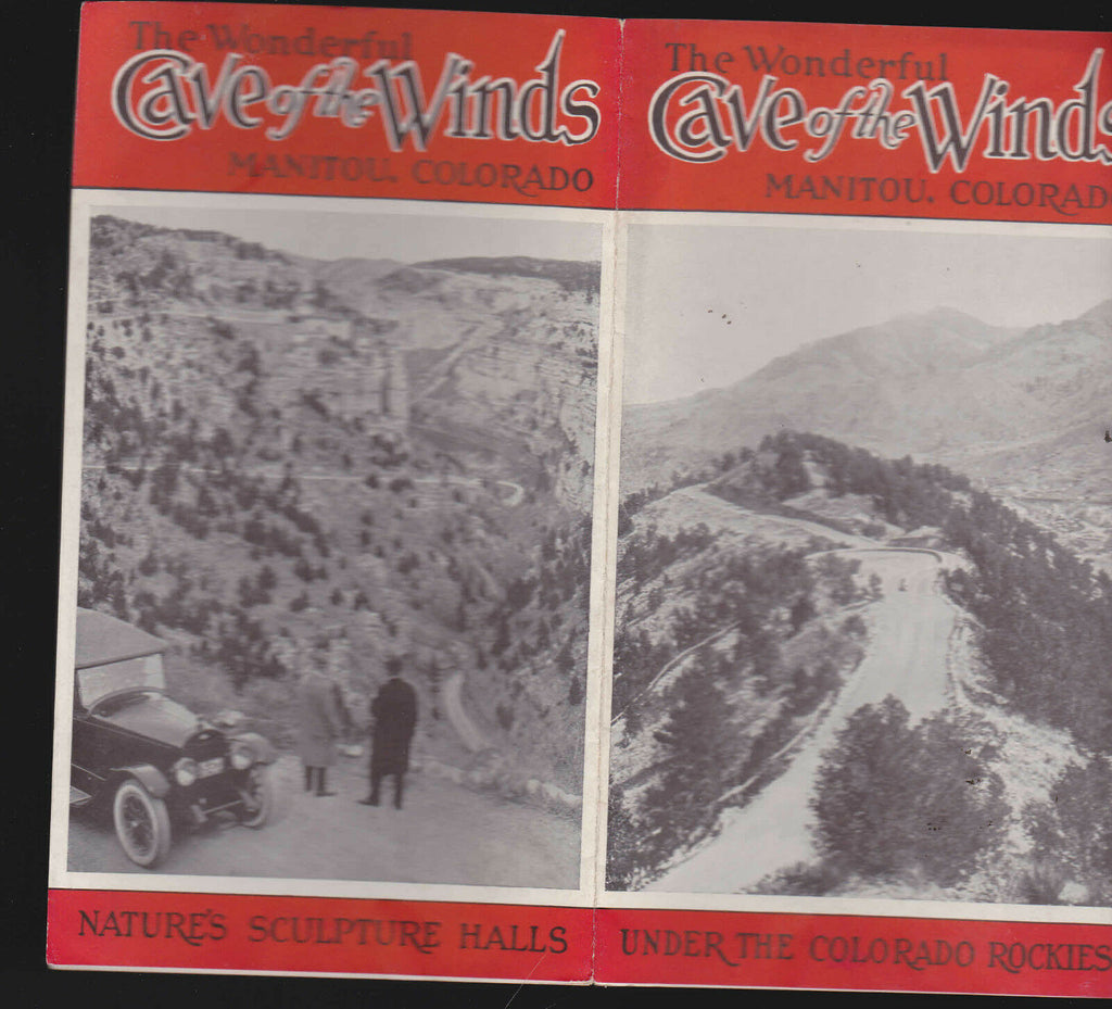 The Wonderful Cave of the Winds- Manitou Colorado brochure 1920s