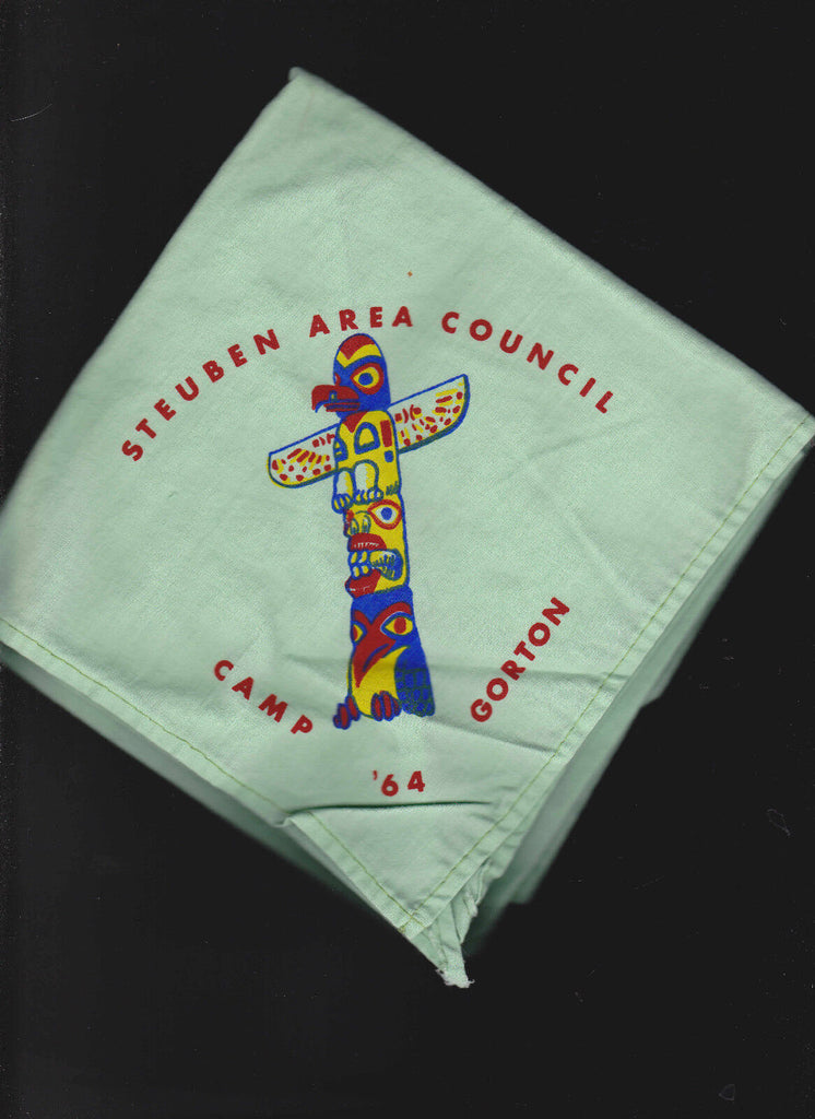 Steuben Area Council Camp Gorton 1964 Neckerchief Western New York Boy Scouts