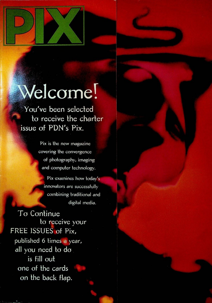 Pix Magazine September 1995 FIRST ISSUE Jill Greenberg Computer Graphics