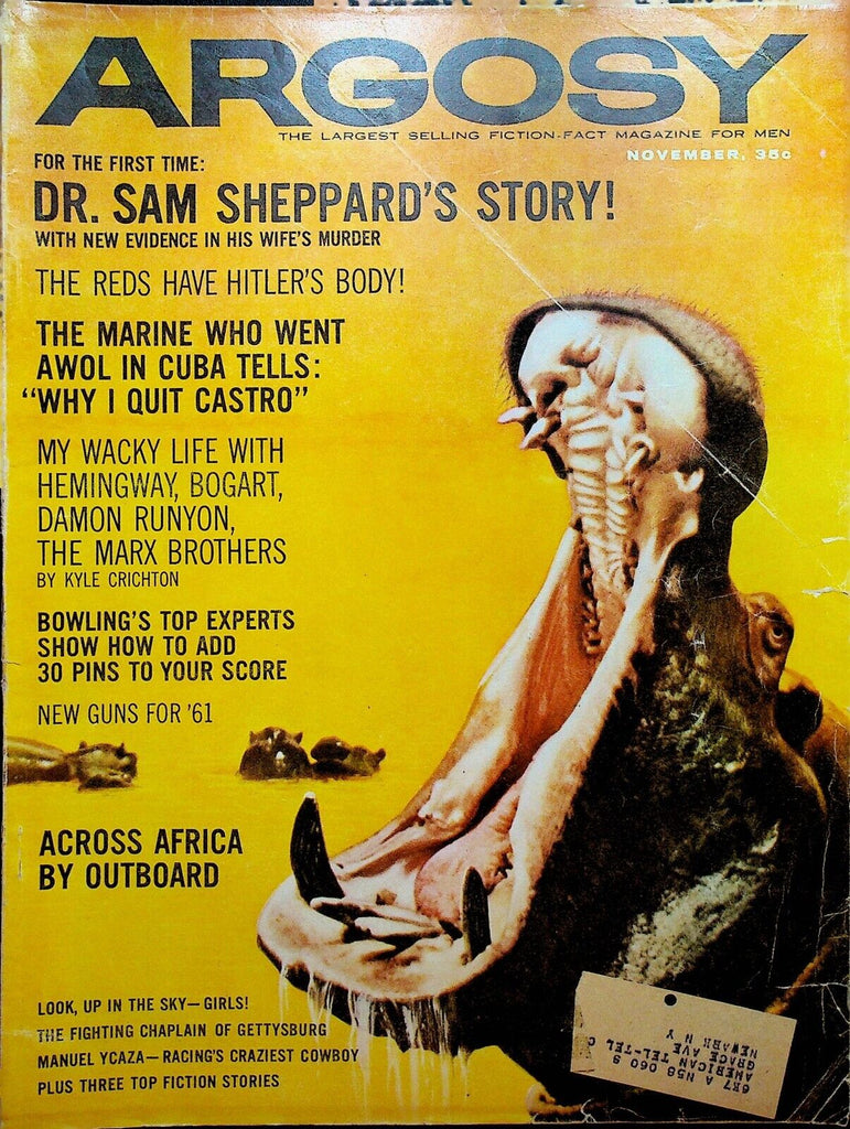 Argosy Magazine November 1960 Sam Sheppard Peter Michelmore