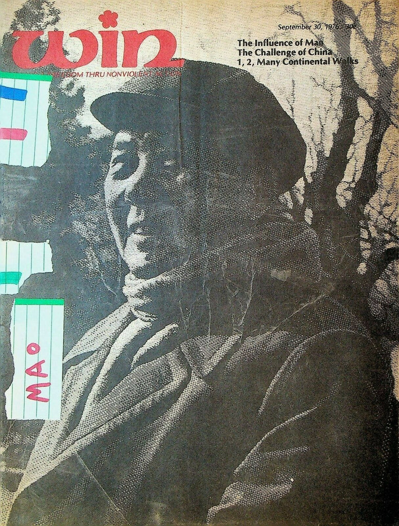 Win Magazine September 30 1976 Mao Tse-Tung China