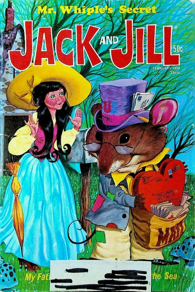 Jack & Jill Magazine February 1973 Phil Smith Groundhog Day Computers