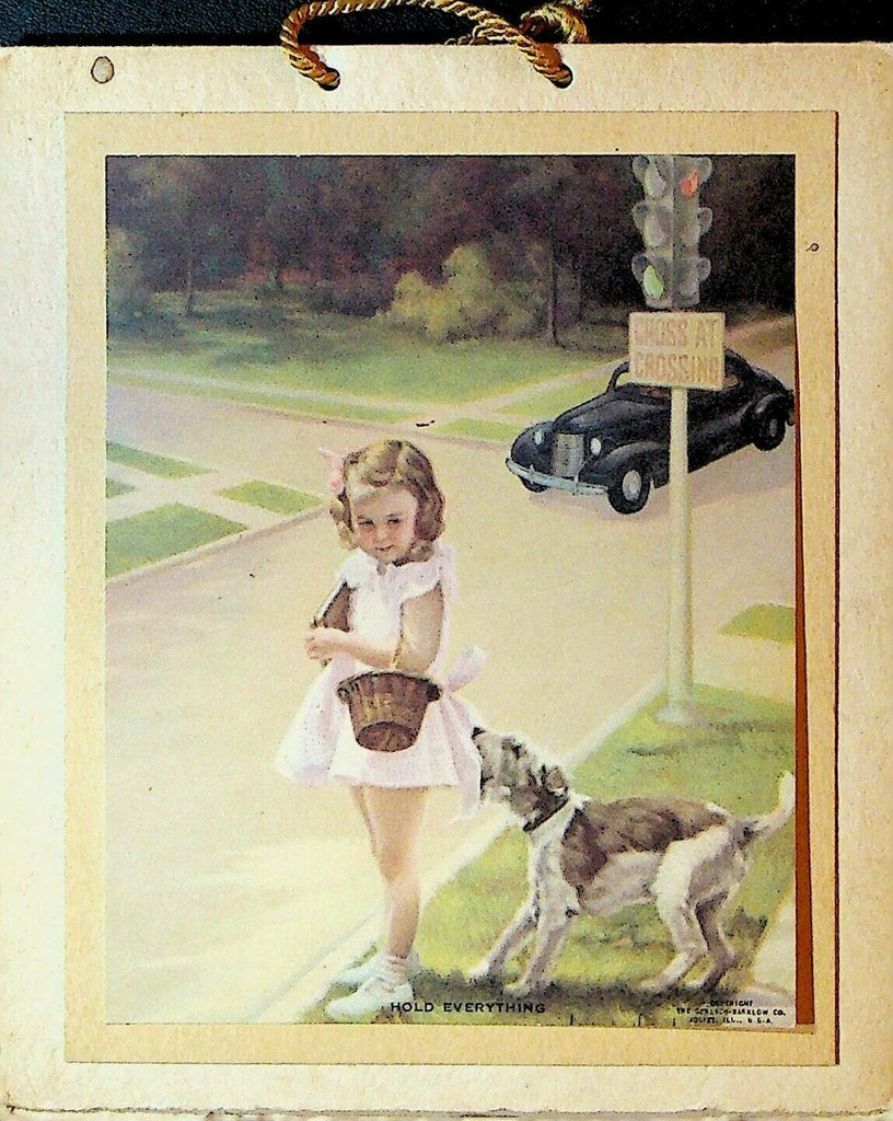 Adelside Hiebel Advertising Calendar 1943 H Lebaron Hartt Medina NY