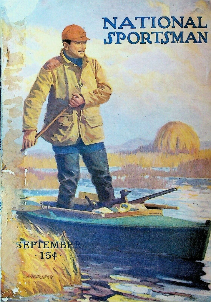 National Sportsman Magazine September 1918 Hunting Fishing Musky Bass Quebec