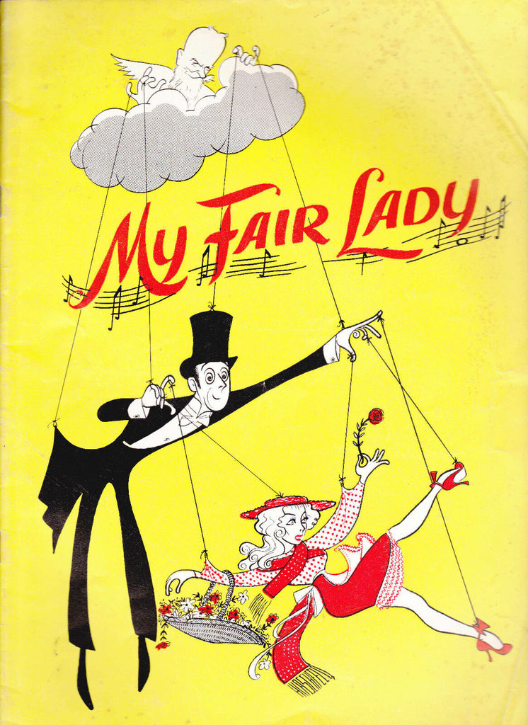 My Fair Lady Souvenir Program Michael Evans Diane Todd Hugh Dempster 1950s