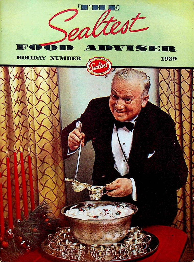 Sealtest Food Adviser 1939 Holiday Issue Recipes Booklet