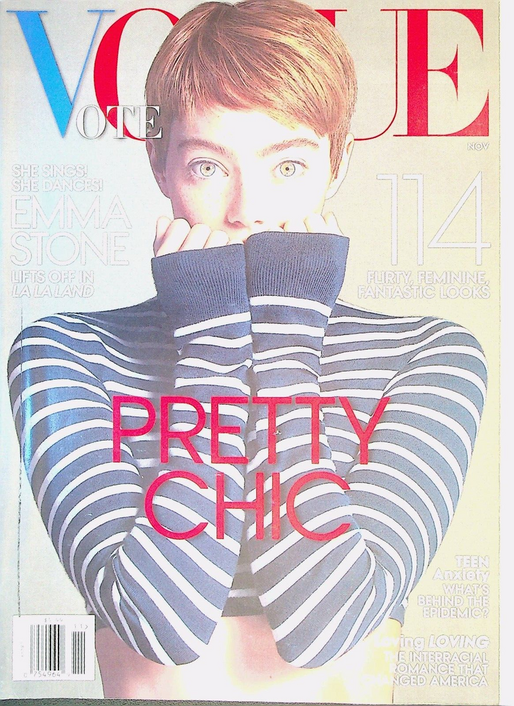 Vogue Magazine November 2016 Emma Stone Brigitte Bardot Annie Leibovitz