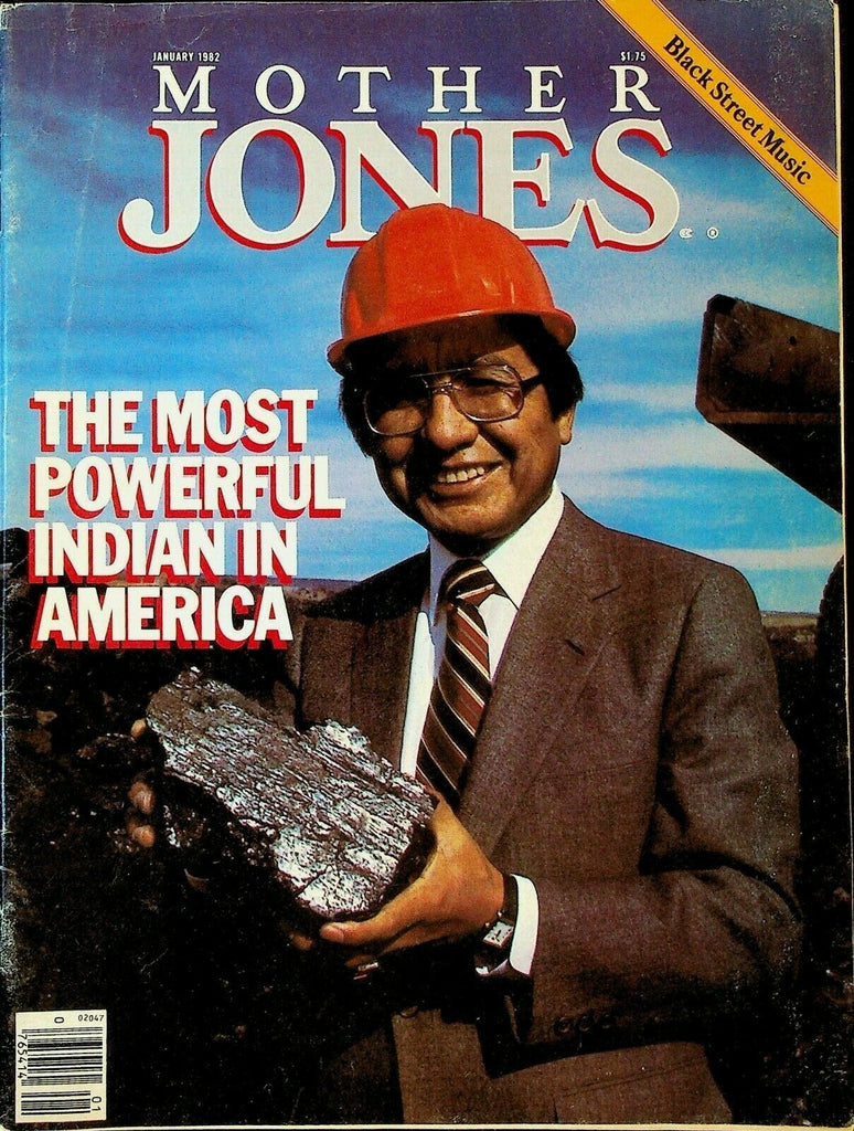 Mother Jones January 1982 Black Street Music Prince Hashkasilt Begay