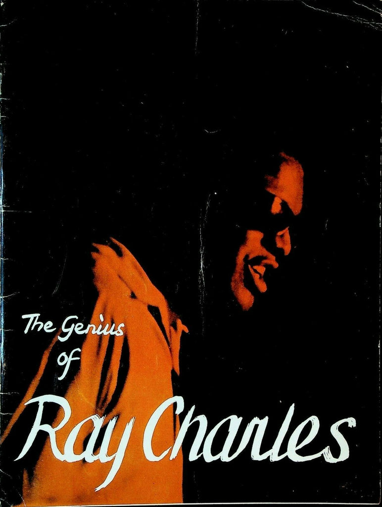 The Genius of Ray Charles Souvenir Program 1962 Concert Piano