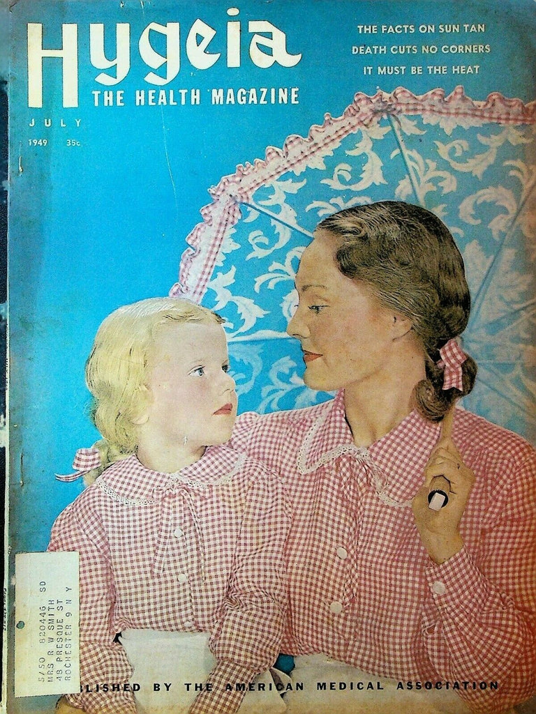 Hygeia Magazine Health AMA July 1949 VD Clinic Quack Psychologists
