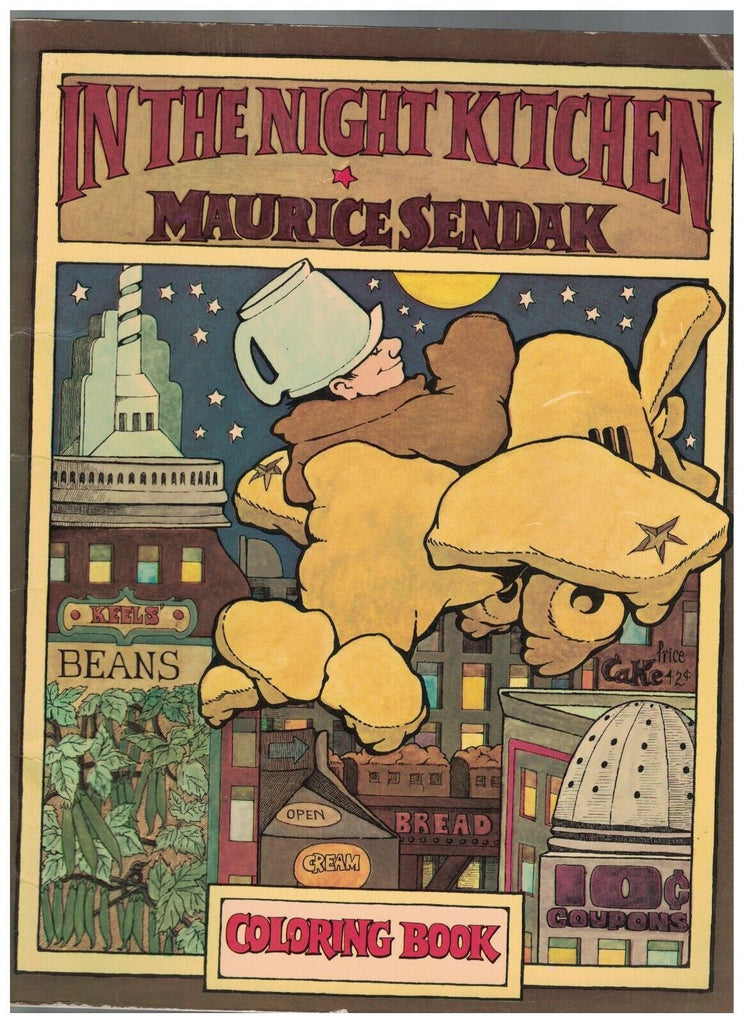 In the Night Kitchen Coloring Book Maurice Sendak 1970 SC