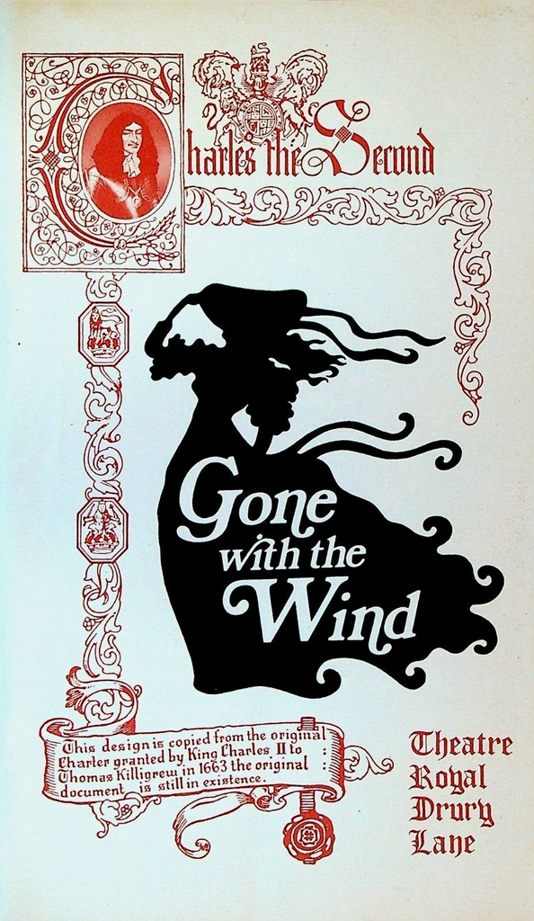 Gone With the Wind GWTW 1972 Playbill Harve Presnell June Ritchie Robert Swann