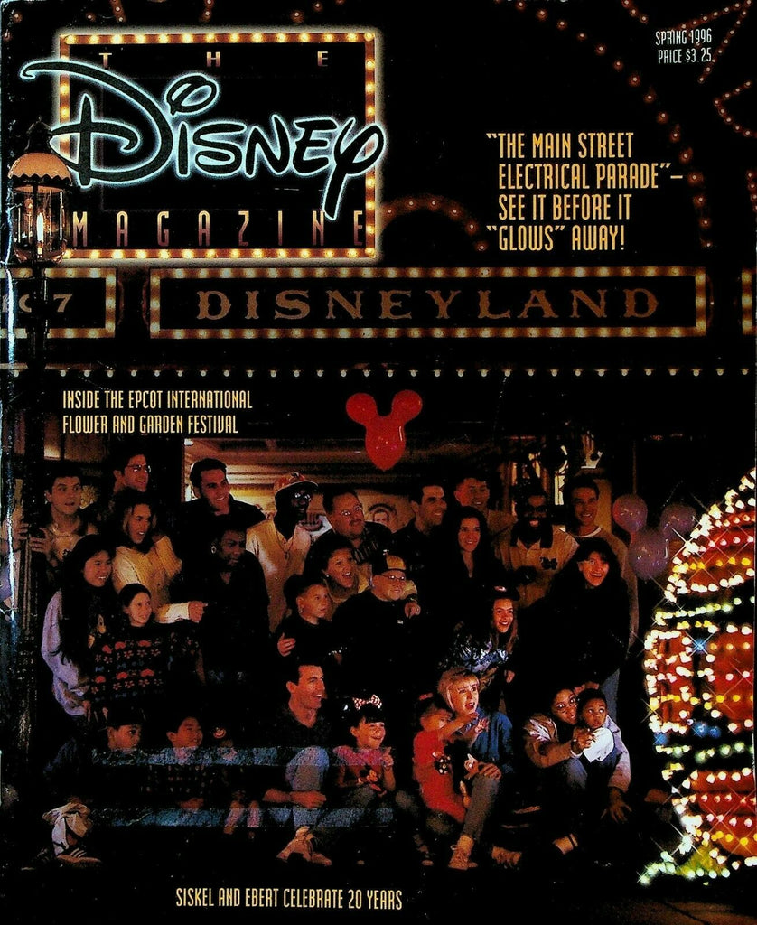 Walt Disney Magazine Spring 1996 Main Street Electrical Parade Siskel & Ebert