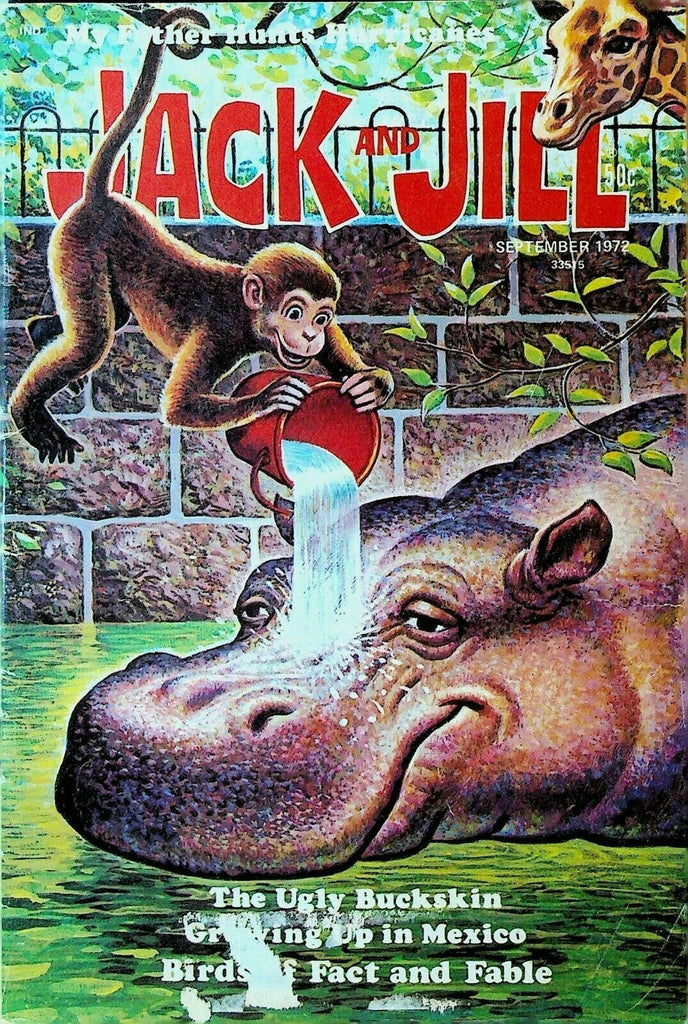 Jack & Jill Magazine September 1972 Mexico Hurricanes Lewis & Clark