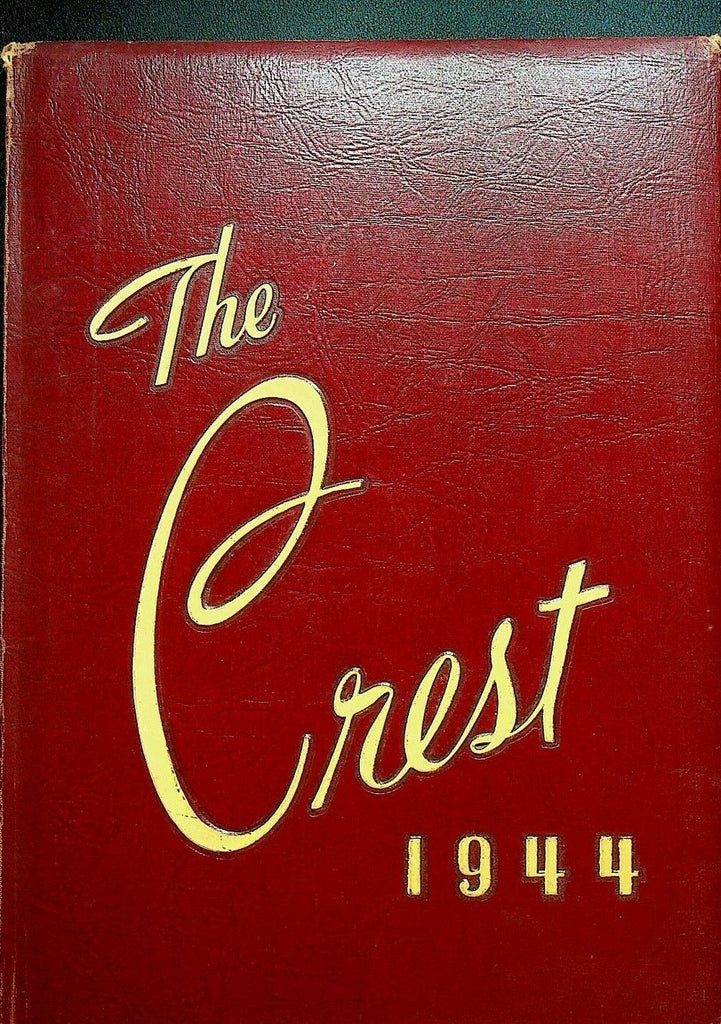 Churchville NY High School Year Book Yearbook 1944 The Crest Upstate New York