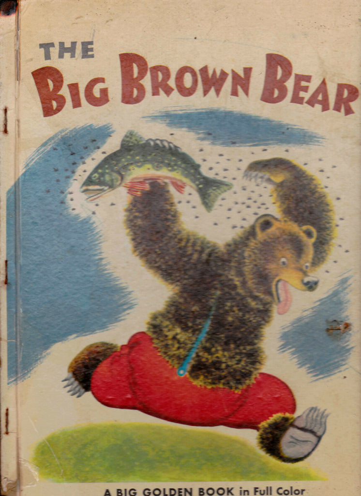 The Big Brown Bear Big Golden Book in Full Color Gusaf Tenggren