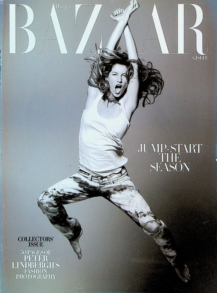 Harper's Bazaar April 2009 Gisele Bundchen Peter Lindbergh