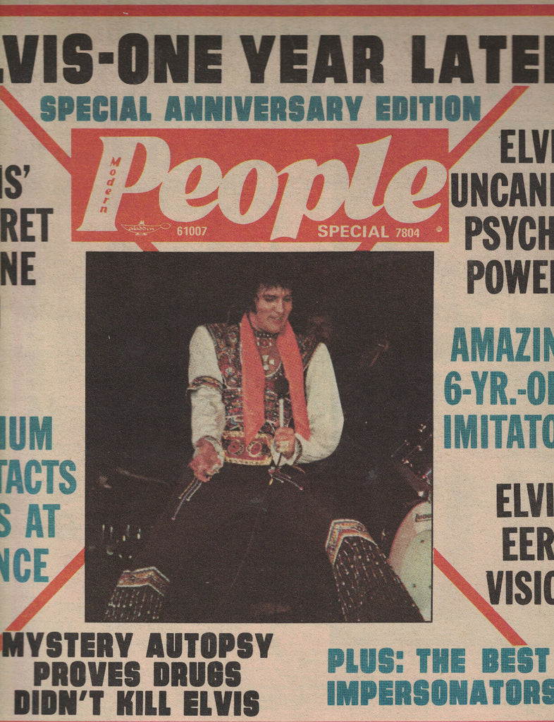 Modern People Special 1978 Elvis Presley One Year Later