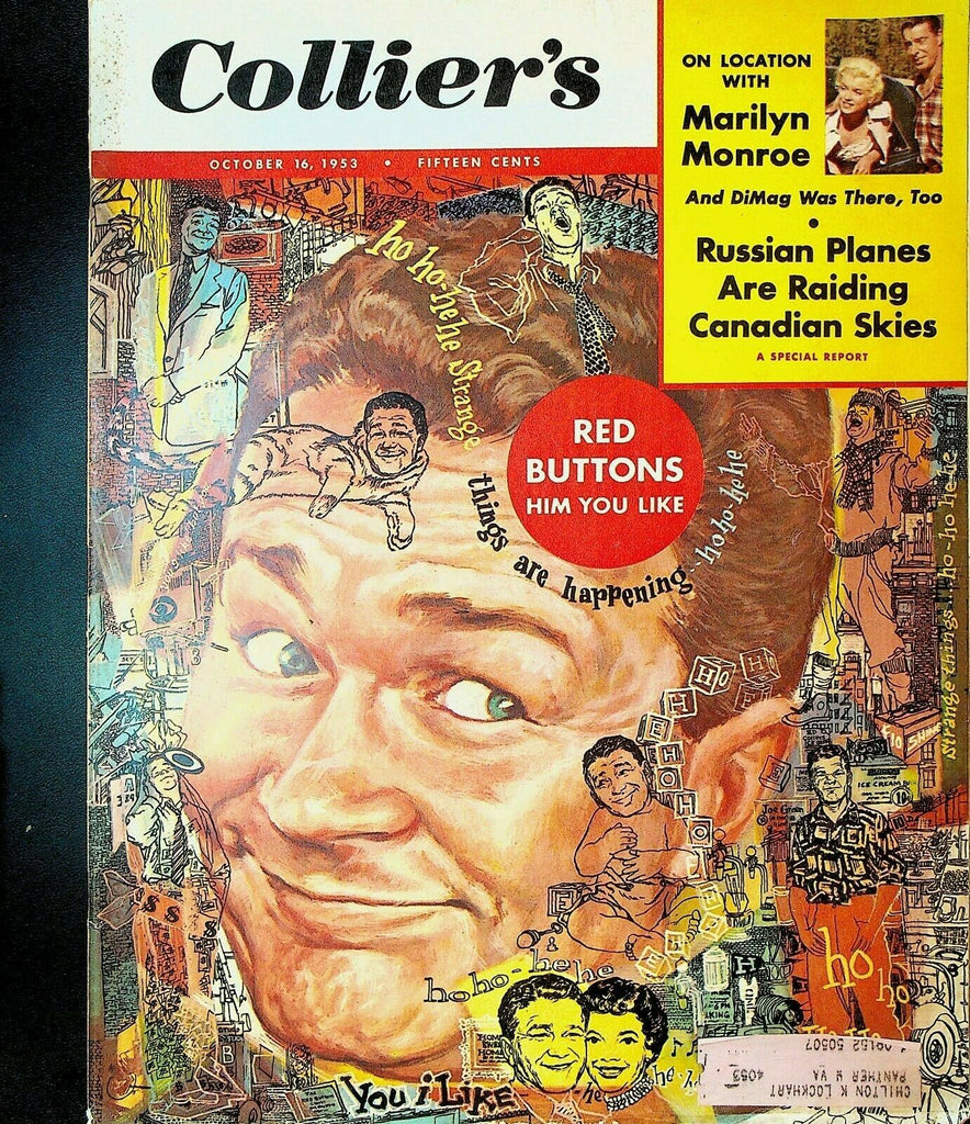 Collier's Magazine October 16 1953 Marilyn Monroe Joe Dimaggio Red Buttons