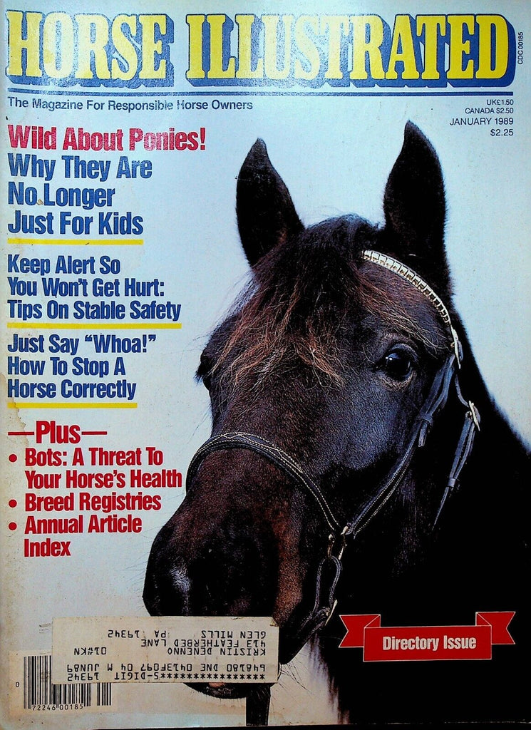 Horse Illustrated Magazine January 1989 Welsh Pony