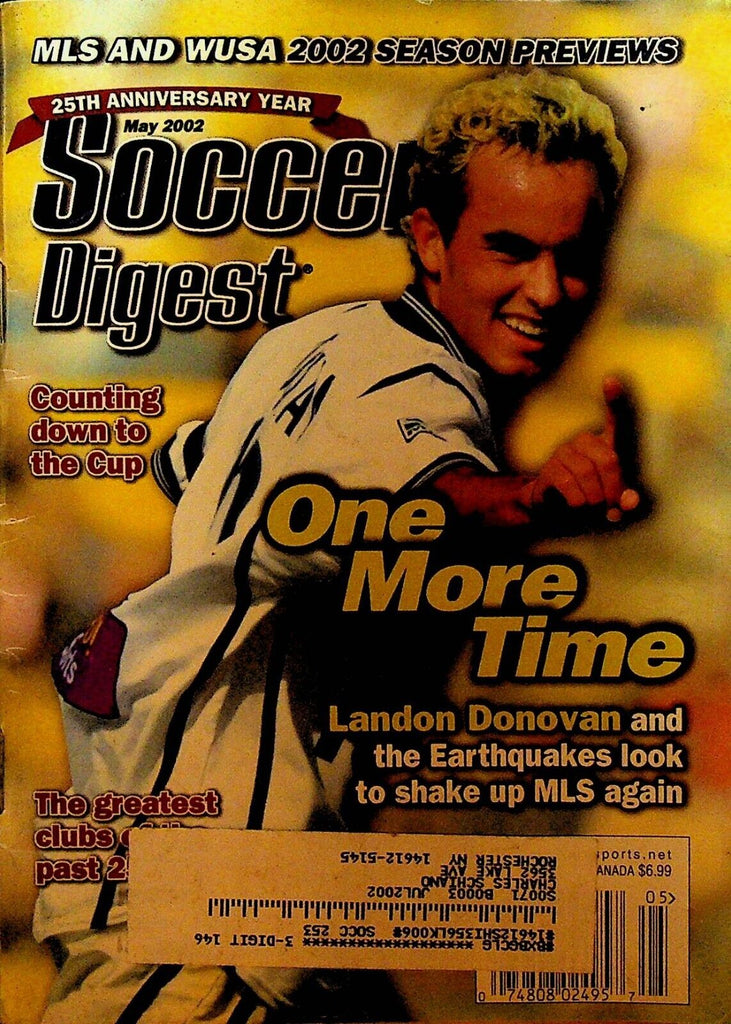 Soccer Digest May 2002 Landon Donovan Ante Razov Javier Aguirre MLS WUSA