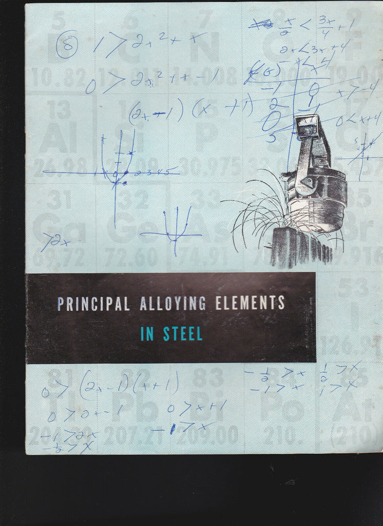 Principal Alloying Elements in Steel US Steel 1959 Booklet