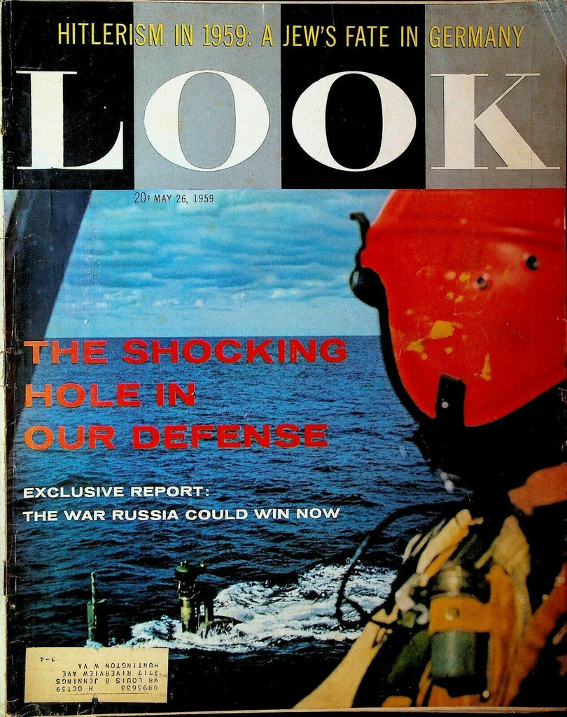 Look May 26 1959 Jews in Germany Tuesday Weld Charlie Weaver Anne Frank