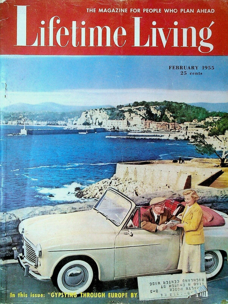 Lifetime Living Magazine February 1955 Parkinson's Disease New Mexico