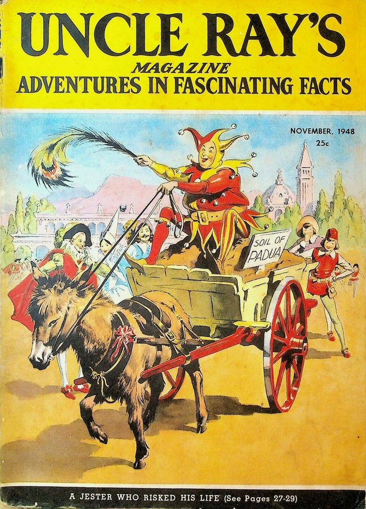 Uncle Ray's Magazine November 1948 Guy Fawkes Day Bowling India