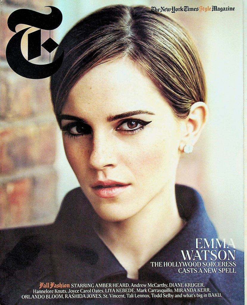 New York Times Style Magazine Fall 2012 Emma Watson Amber Heard Andrew McCarthy