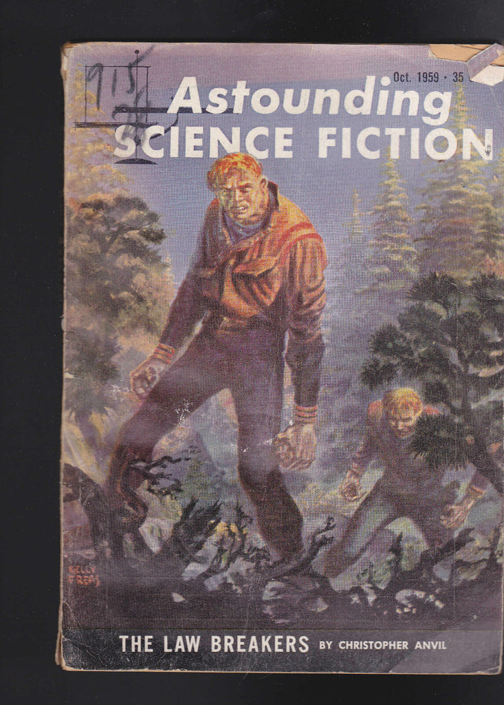 Astounding Science Fiction October 1959 Christopher Anvil Murray Yaco Jack Vance