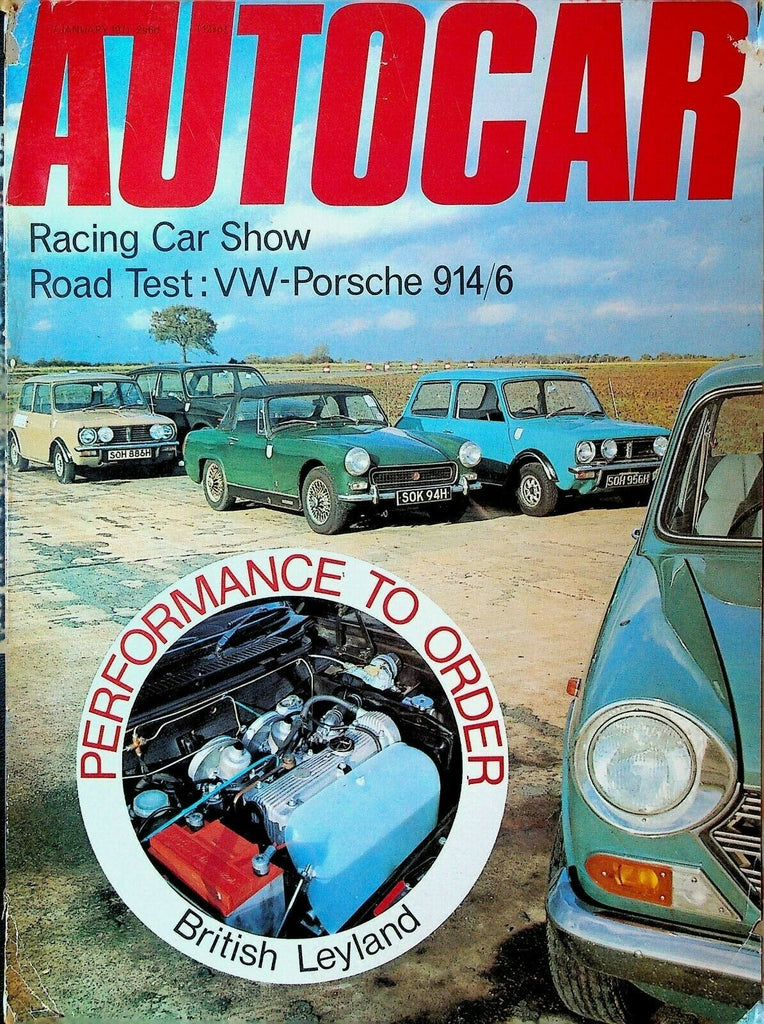 Autocar Magazine January 7 1971 VW Porsche 914 Datsun 240Z Vauxhall Victor 1600