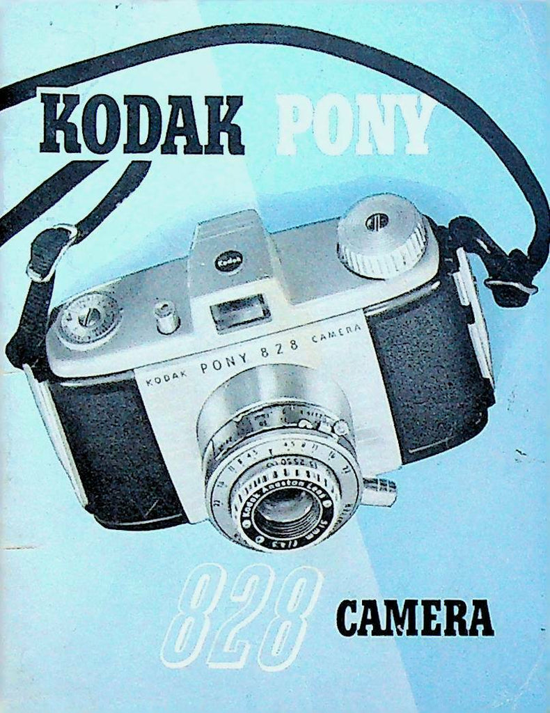 Kodak Pony 828 Camera Instruction Manual 1951