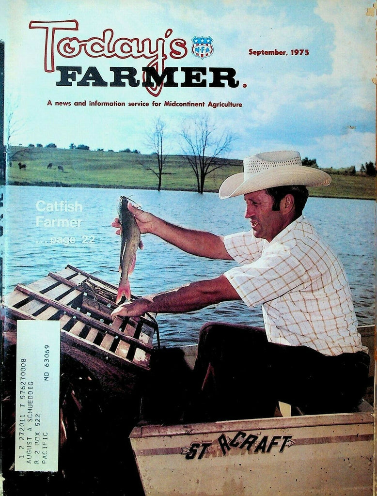 Today's Farmer Magazine September 1975 Don Schuette Lafayette County Missouri