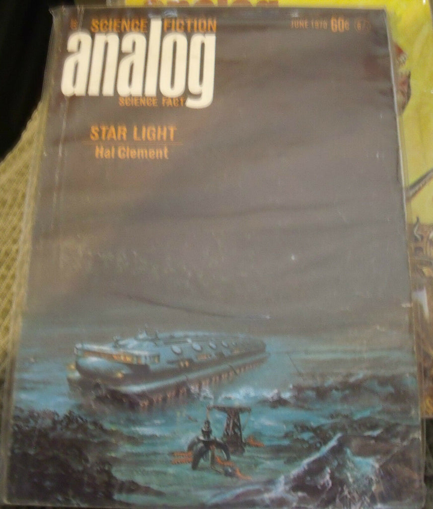 Analog Science Fiction Magazine June 1970 Hal Clement Hank Dempsey,