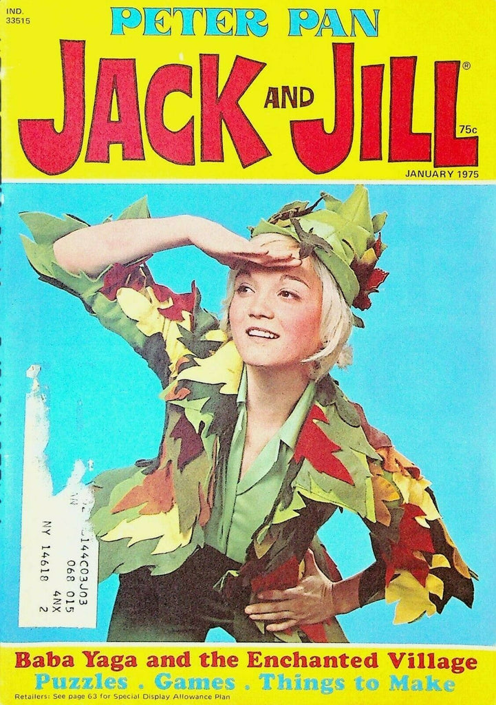 Jack & Jill Magazine January 1975 Cathy Rigby Peter Pan Galapagos