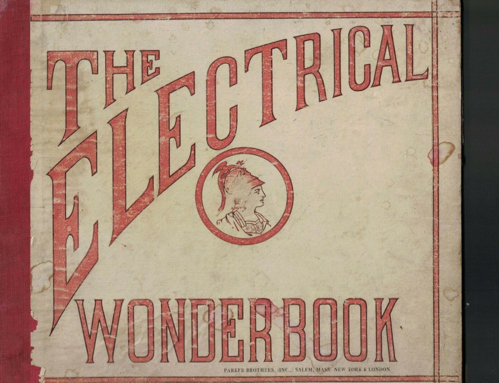 The Electrical Wonderbook HC Book Parker Brothers 1900s