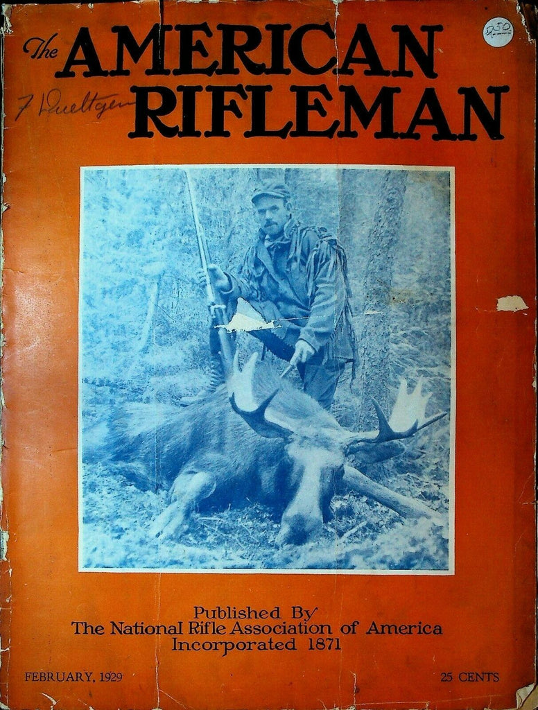 American Rifleman February 1929 Sam Squibb Donegan Wiggins Charles Askins