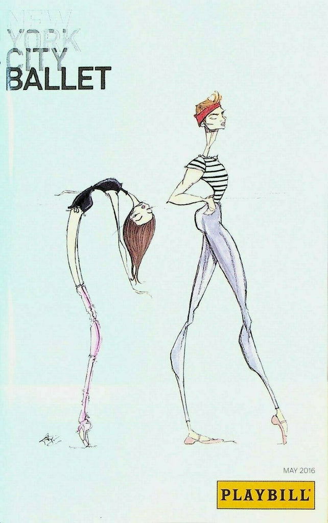 New York City Ballet Playbill May 2016 Western Symphony Duo Concertant